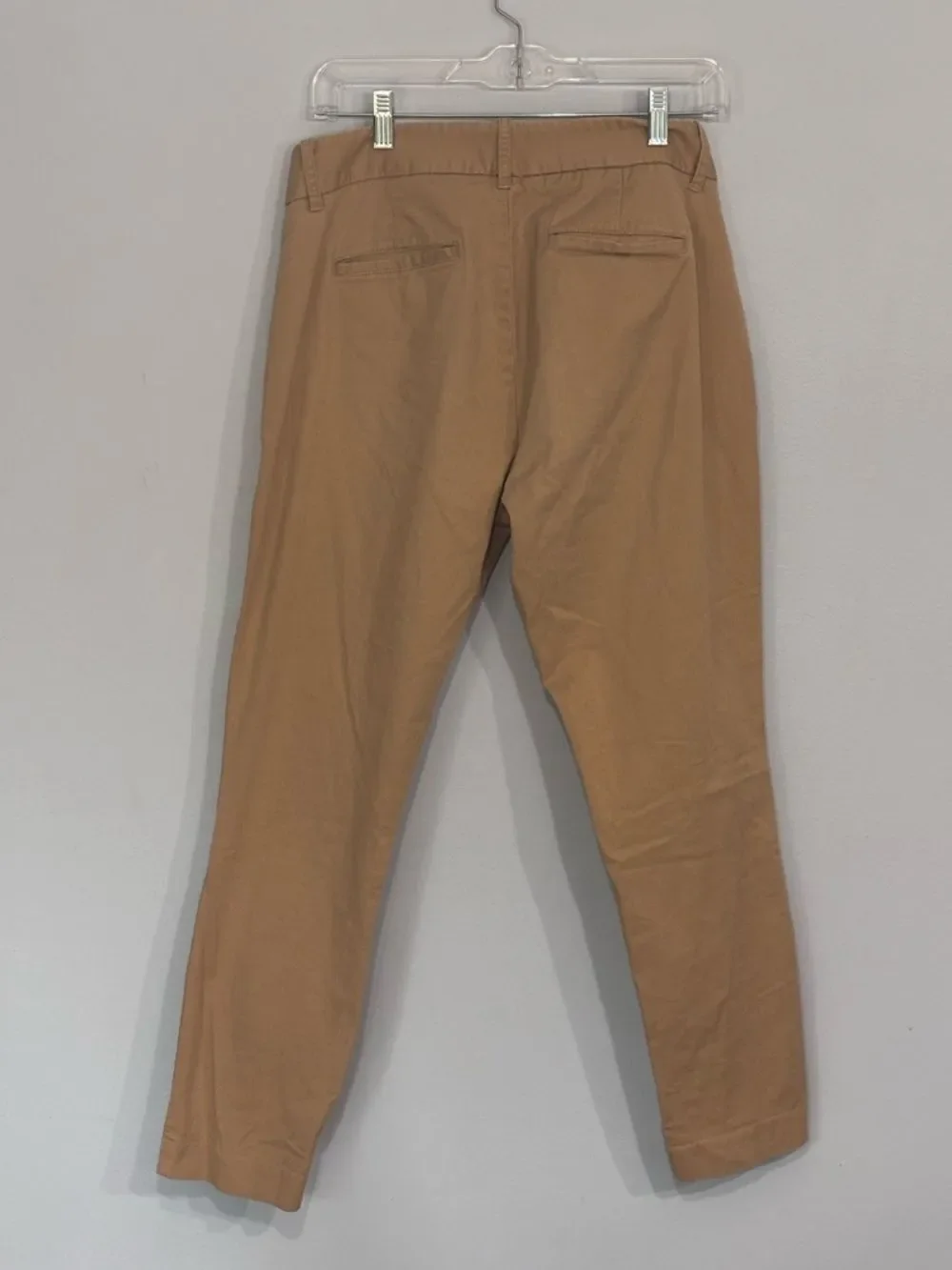 J. Crew Frankie Stretch Brown Chinos in Saddle Tan Color Size 8 Women’s
